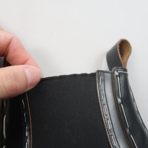 Balenciaga Staple Leather Chelsea Boots Black 39.5 - Picture 7 of 13